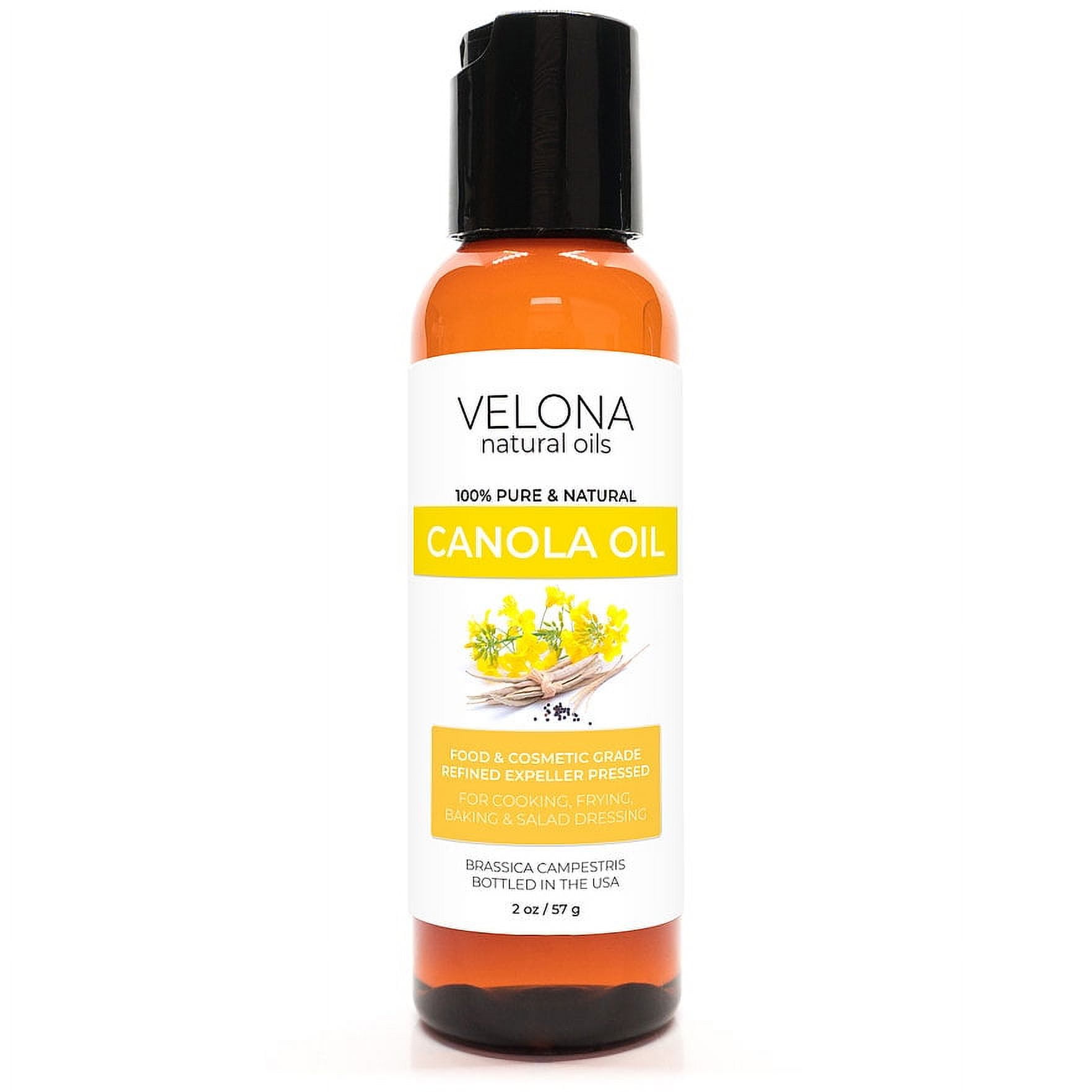 Canola Seed Oil by Velona 2 oz 100 Pure and Natural Carrier Oil