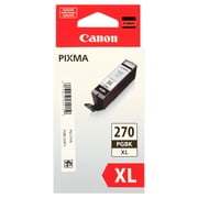 Canon 0319C004 PIXMA PGI-270 XL Black High-Yield Ink Cartridge