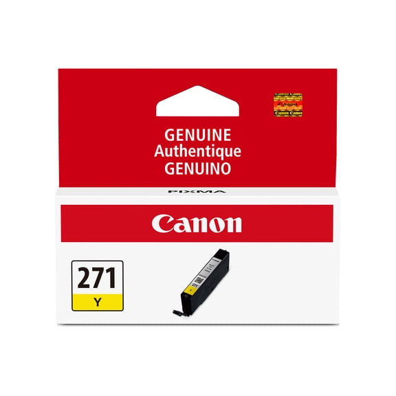 Canon CLI-271 Yellow Ink Tank, Single Pack