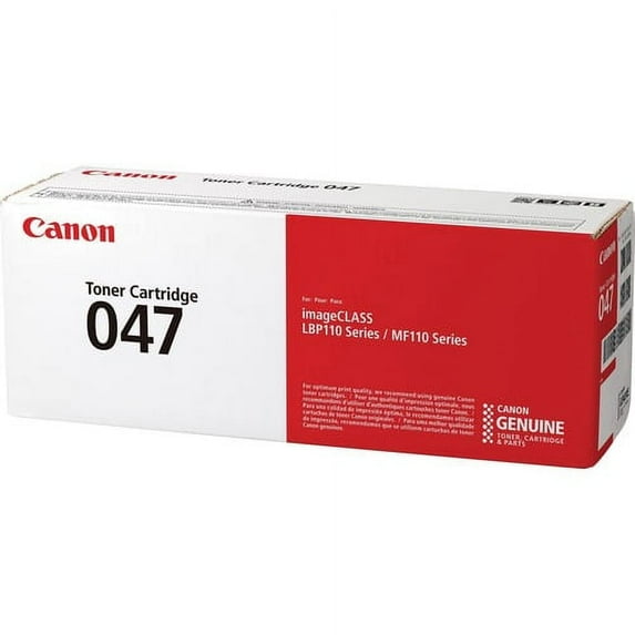 Canon 047 Original Laser Toner Cartridge - Black - 1 Each - 1600 Pages | Bundle of 10 Each