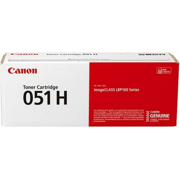 Canon 051H Original Toner Cartridge - Black Laser - High Yield - 4100 Pages - 1 Each