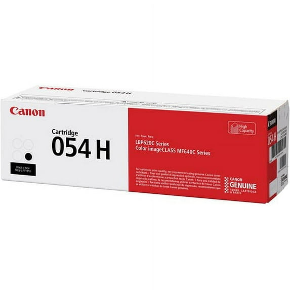 Canon 054H Original High Yield Laser Toner Cartridge - Black - 1 Each - 3100 Pages | Bundle of 10 Each