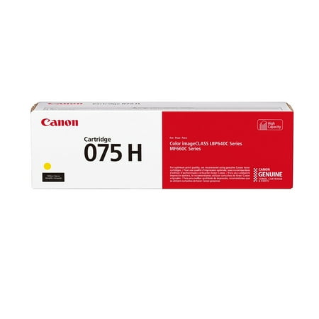 Canon - Toner 075 High Yield Toner Cartridge - Yellow