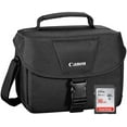 thumbnail image 1 of Canon 100ES Padded Digital SLR Camera Case EOS Shoulder Gadget Bag + Bundle 6(International Model), 1 of 8
