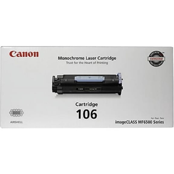 Canon 106 B Toner Cartridge 106 Toner Cartridge - Black