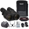 thumbnail image 1 of Canon 10x42 L IS WP Image Stabilized Binoculars Bundle | L-Series Optics with 10x Magnification, Weatherproof Design & Optical Image Stabilization | For Wildlife & Nature (0155B002) + Harness + More, 1 of 5
