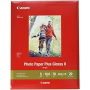 Canon 1432C003 Photo Paper Plus Glossy II 8.5" x 11" 20 Sheets