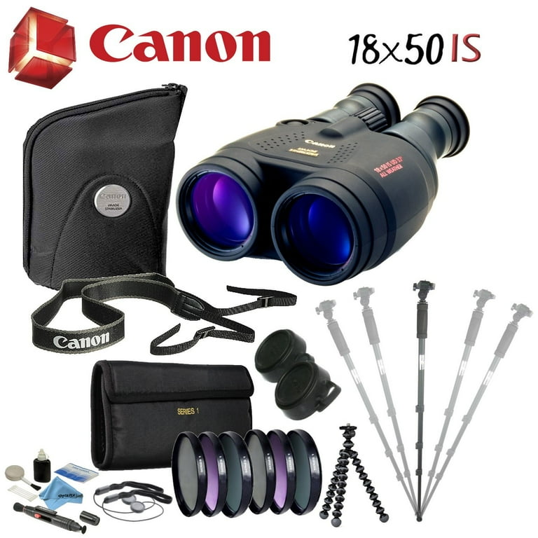 Canon 18x50 Binoculars Advanced Package, Super Zoom, High
