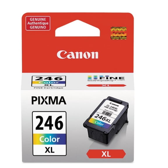 Canon 246 XL Color MG2420/MG2520 Color Printer Cartridge with Ink Cartridge for Canon printers Tri-Color 8280B001 1 Pack (Sold without manufacturer warranty)