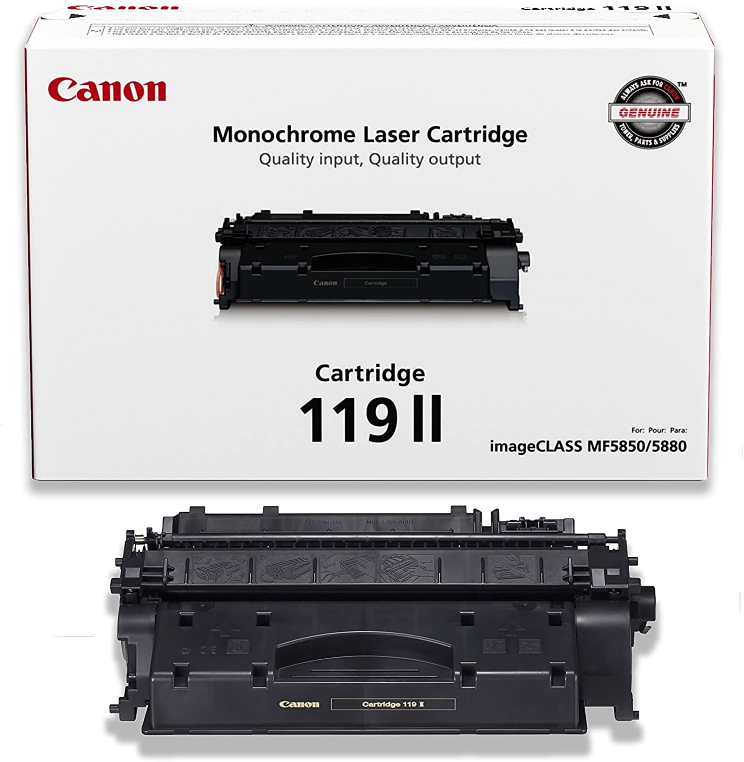 3480B001 (CRG-119 II) High-Yield Toner, 6,400 Page-Yield, Black 3480B001 (CRG-119 II) High-Yield Toner, 6,400 Page-Yield, Black