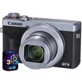 thumbnail image 1 of Canon 3638C001 PowerShot G7 X Mark III 20.1MP 4.2x Optical Zoom Digital Camera Silver Bundle with 3 YR CPS Enhanced Protection Pack, 1 of 11