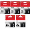 thumbnail image 1 of Canon 5 Pack CLI-42 Black Ink Cartridge, 1 of 2