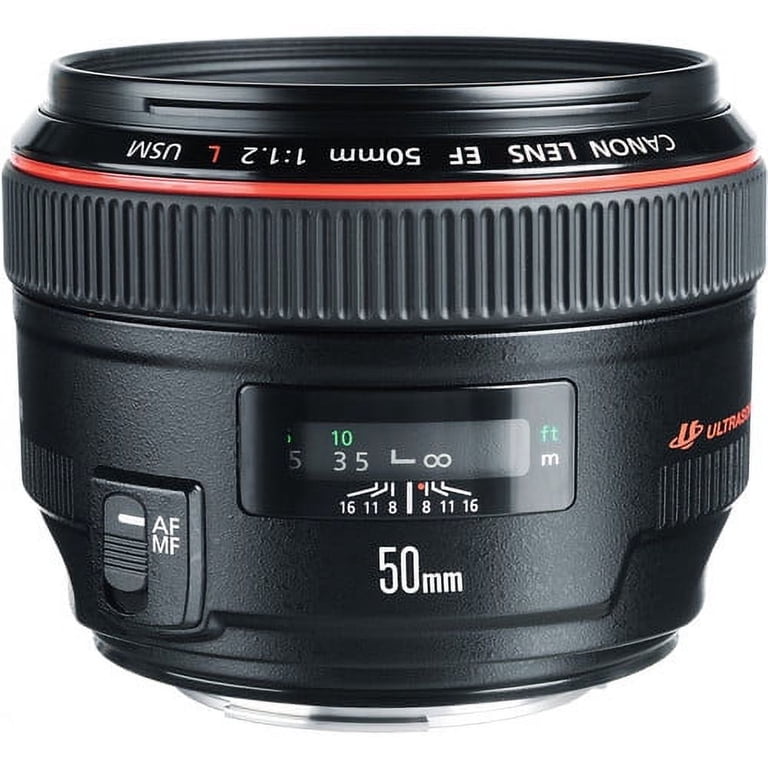 Canon USA 50mm f/1.2L EF USM Lens - Walmart.com