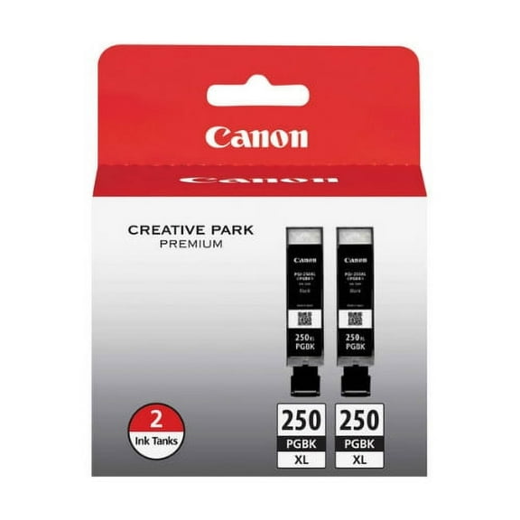Canon 6432B004M PGI-250XL Ink Cartridge - Black - Twin Pack