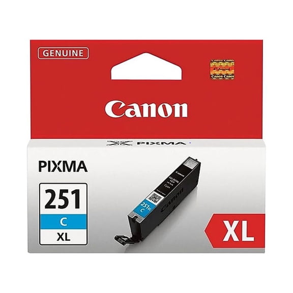 Canon 6449B001 (CLI-251XL) ChromaLife100+ High-Yield Ink, Cyan