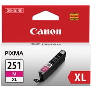 Canon Tilt n Slide Cli-251M XL Color Printer Cartridge with Canon Cli-251 XL Magenta Ink Tank, Magenta, 6450B001, 1 Pack