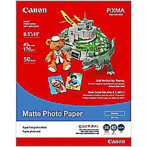Canon 7981A004 Photo Paper Plus, Matte, 8-1/2 x 11 (Pack of 50 Sheets)