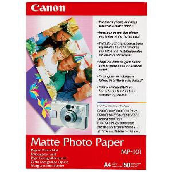 Canon 7981A014 Matte Photo Paper 4X6 120 Sheets 7981A014 Matte Photo Paper 4X6 120 Sheets