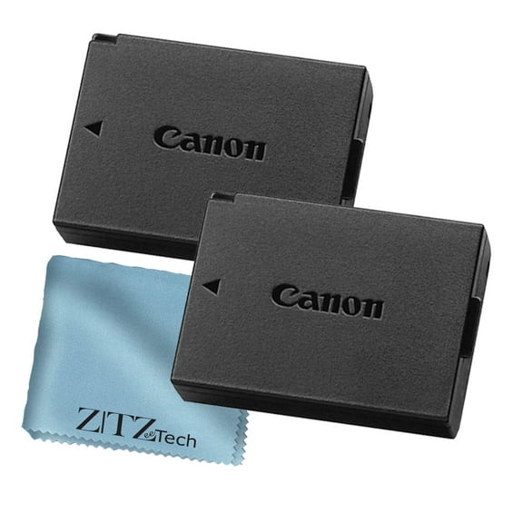 Canon 860 mAh Power Battery for Canon Eos 4000D, 2000D, Rebel T7, LP-E10, 2 Pack