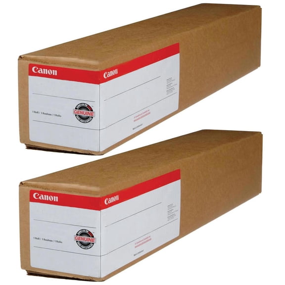 Canon 8mil Glossy Photographic Paper, 24"x100' Roll Size, 2-Pack