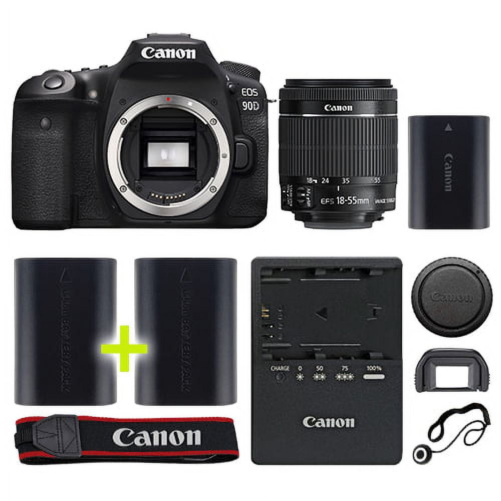 Lens Canon 90d Vs A6400 Canon 90D DSLR Camera With 18-55mm Lens