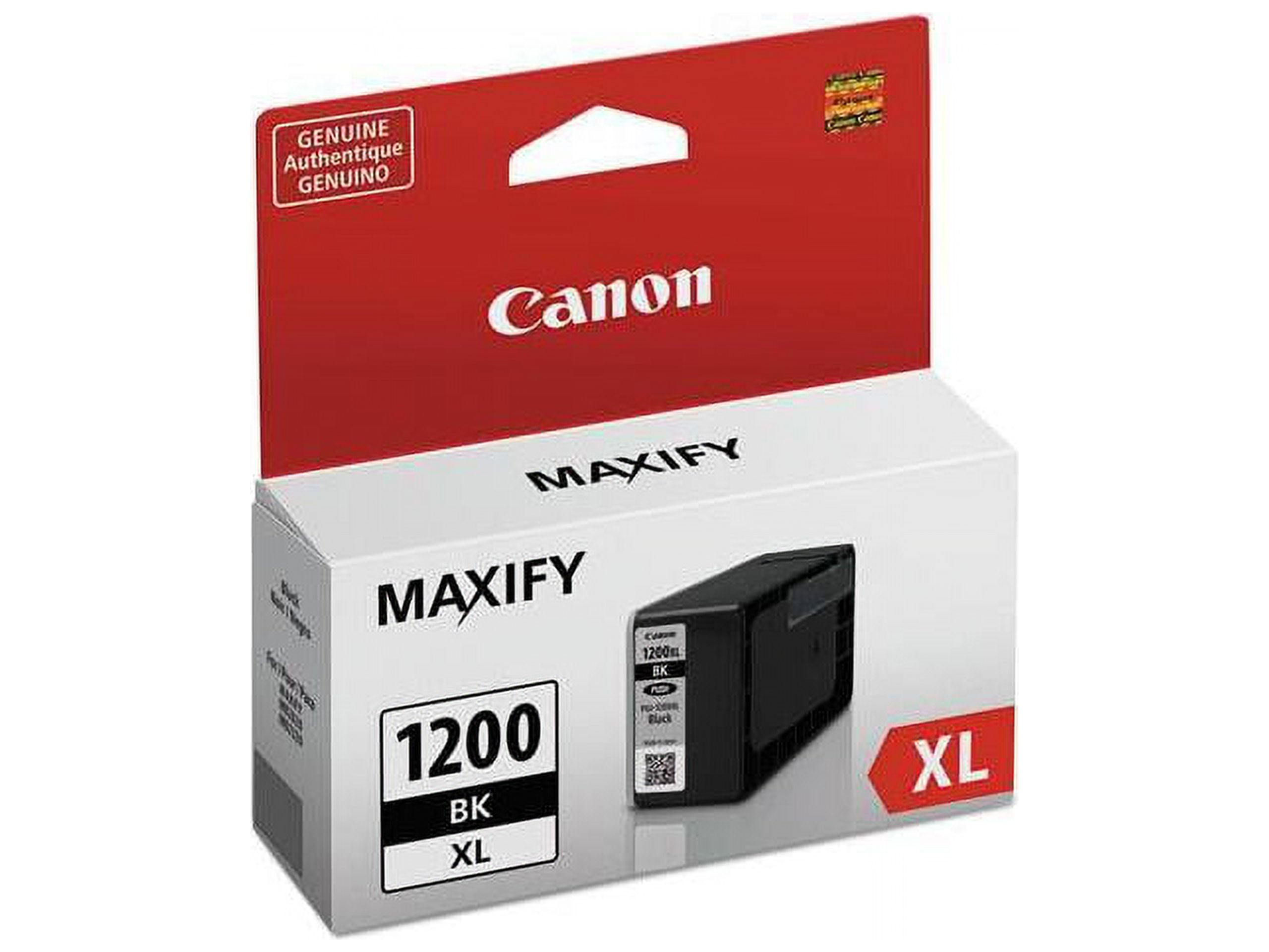 Canon 9183B001 (PGI-1200XL) High-Yield Ink, Black, Pigment-Based