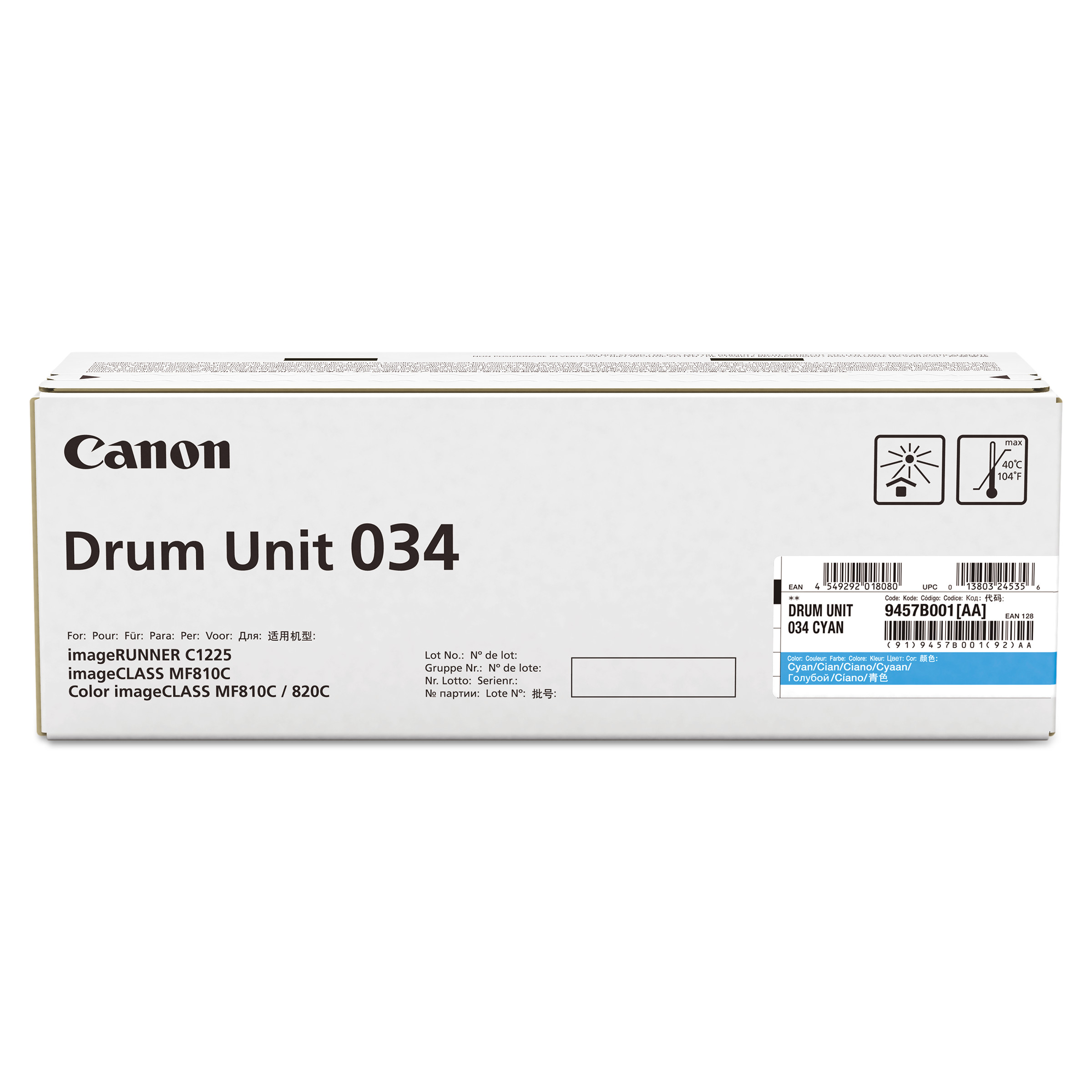 Canon 9457B001 (34) Drum Unit, Cyan - image 1 of 3