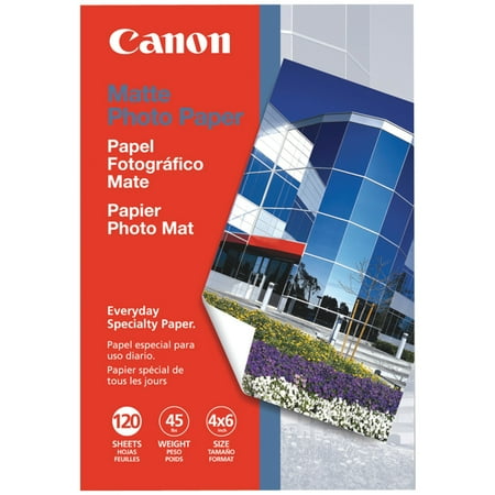 Canon Arts and Craft Matte Photo Paper, 4x6, 120 Sheets