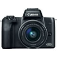 thumbnail image 1 of Canon Black EOS M50 Mirrorless Camera with 24.1 MegaPixels, 15-45mm Lens Included, 1 of 16
