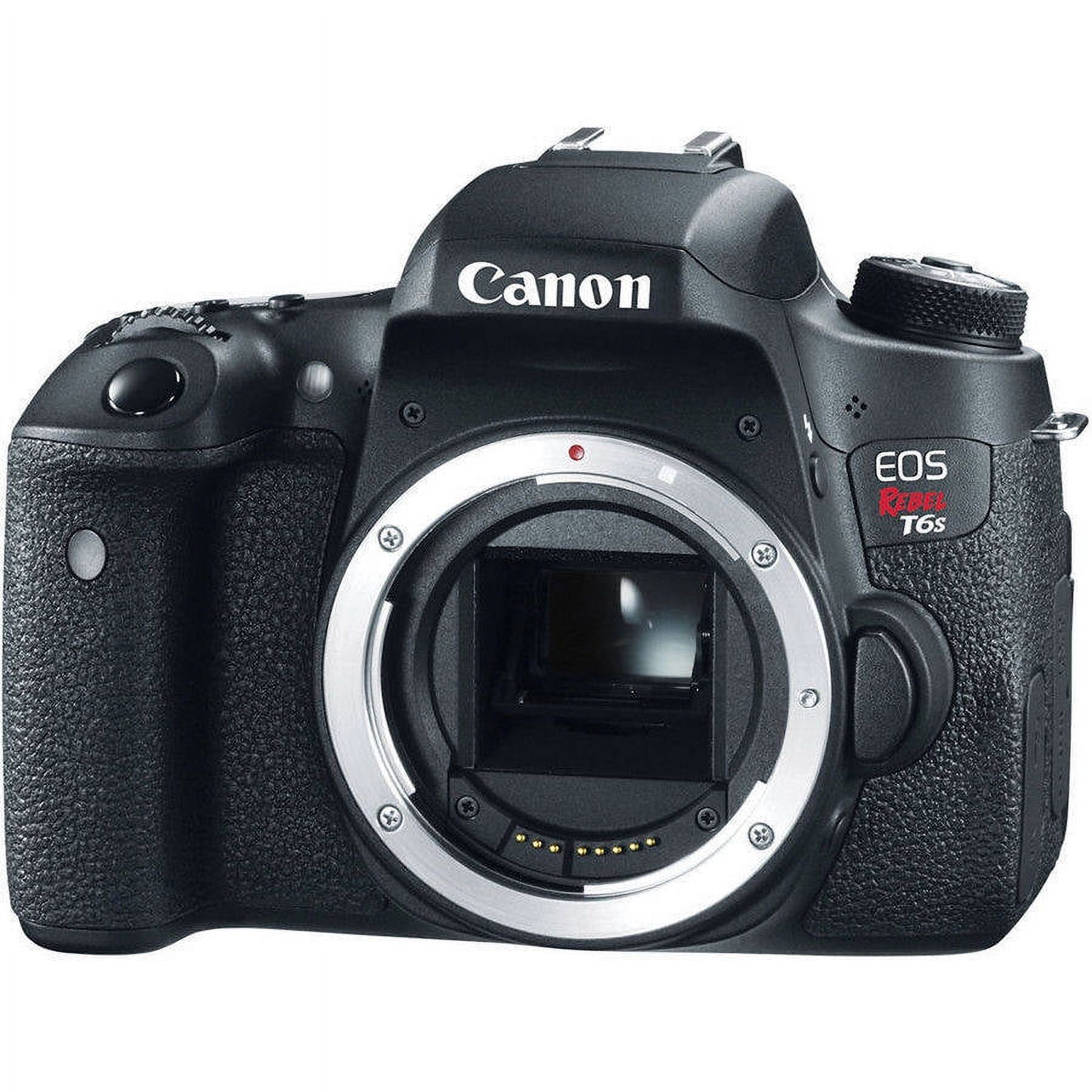 Canon Black EOS Rebel T6s Digital SLR Camera with 24.2 Megapixels (Body Only) - image 1 of 3
