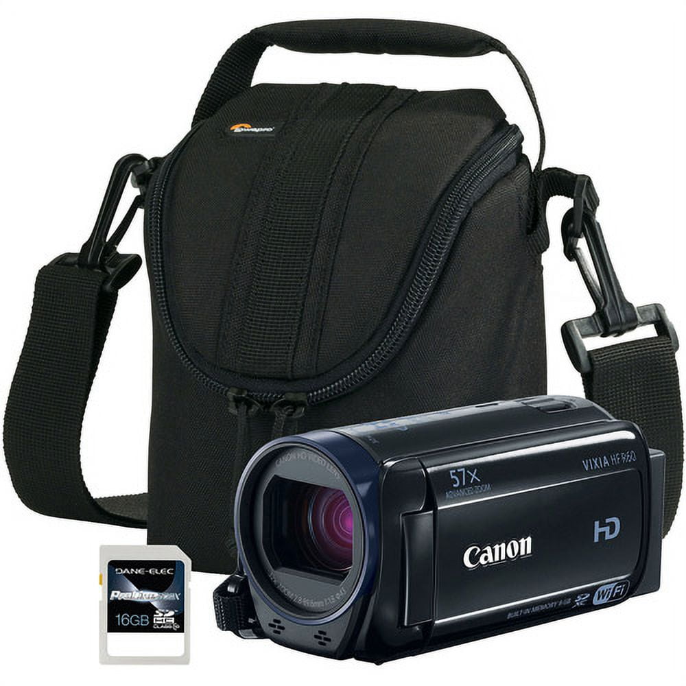 Canon Black VIXIA HF R60 HD Camcorder with 16GB SDHC Memory Card and