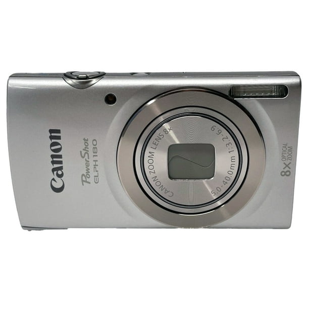 中古 Canon PowerShot ELPH 180 コンパクトデジタルカメラ Canon Powershot Elph 180 Digital Photo Compact Point Silver