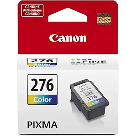 Canon PIXMA CL-276 Tri-Color Printer Cartridge, for TR4720, TS3520 Cyan/Magenta/Yellow, 4988C001, 1 Pack