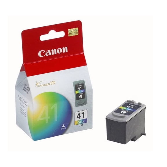 Canon CL-41 Genuine Tri-Color Inkjet Print Cartridge (w/o manufacturer warranty)