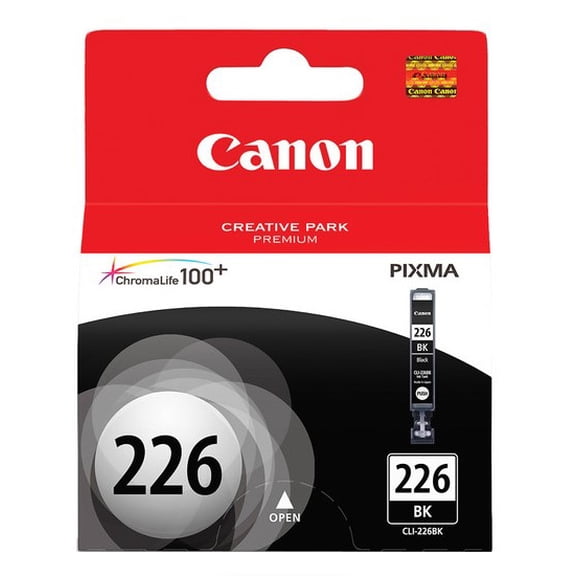 Canon CLI-226 Black Ink Tank Compatible with PIXMA iP4820, MG5220, MG5120, MG8120, MG6120, MX882, iX6520, iP4920, MG5320, MG6220, MG8220 & MX892 (Sold without manufacturer warranty)