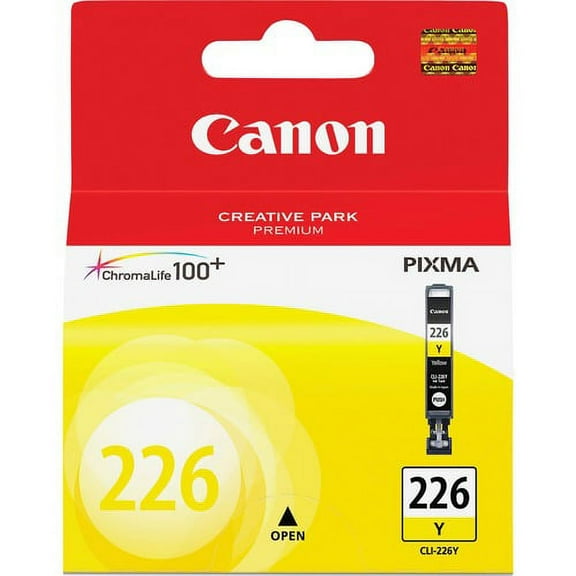 Canon CLI-226YW Original Ink Cartridge - Inkjet - Yellow - 1 Each | Bundle of 2 Each