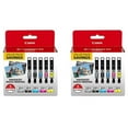 thumbnail image 1 of Canon CLI-251 5-Color Ink Pack for MG5620, MG6620, MG7520 PIXMA Series Printers, 2-Pack, 1 of 2