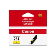 Canon CLI-251 Yellow Ink Tank, Compatible with PIXMA iP7220, PIXMA MG7520, PIXMA MG6620, PIXMA MG6320, PIXMA MG5420, PIXMA MG5522, PIXMA MG5622 and PIXMA MX922