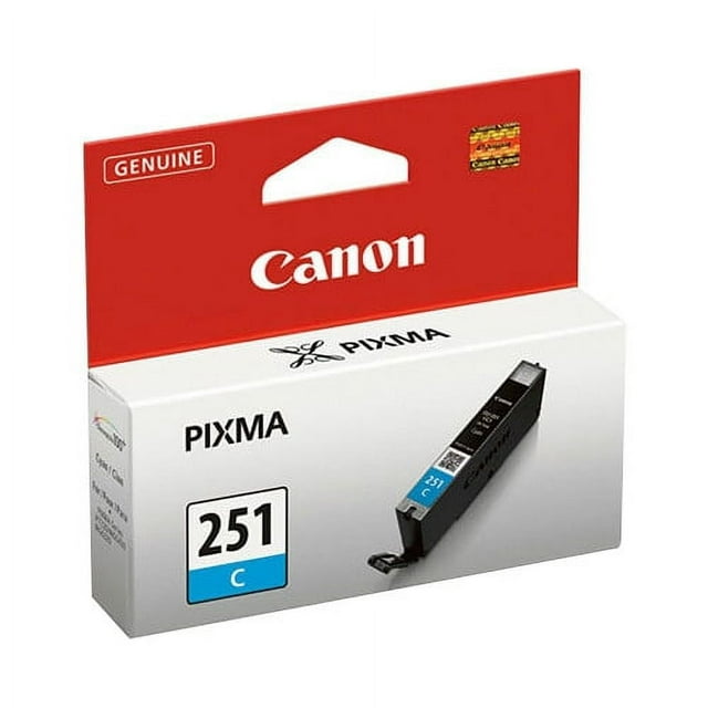 Canon CLI-251C - C Ink Tank Canon CLI-251C Ink Cartridge - Cyan - Inkjet - Standard Yield - 304 Page - OEM