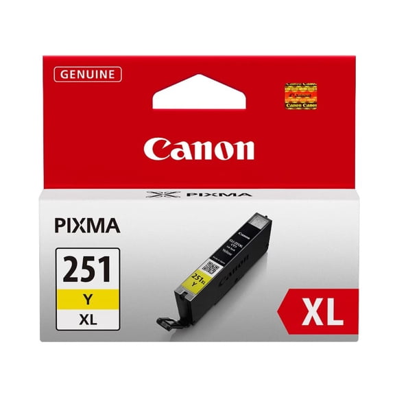 Canon CLI-251XL Yellow High-Yield Ink Printer Cartridge
