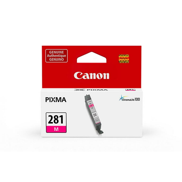 Canon Genuine CLI-281 Magenta Ink Tank for Pixma TR7520, TR8520