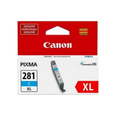 Canon - CLI-281 XL High-Yield - Cyan Ink Cartridge - Cyan