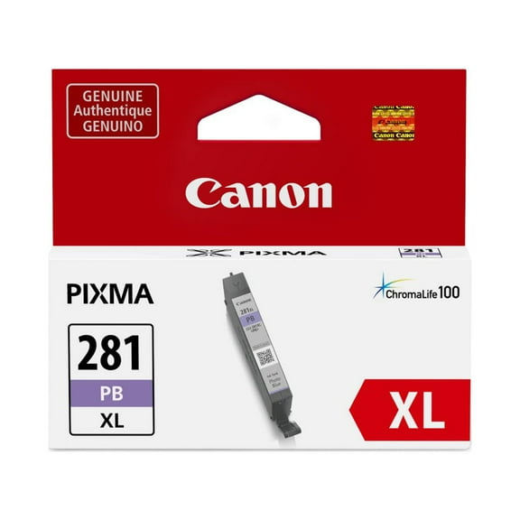 Canon CLI-281 XL Photo Blue Ink Tank Compatible to TS9120 Series,TS8120 Series, TS8220 Series