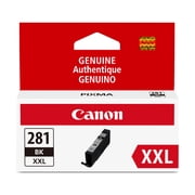 Canon CLI-281 Color Printer Cartridge XXL Black Ink Tank, for TR7520, TR8520, TS6120, TS8120, TS9120, Black, 1983C001, 1 Pack