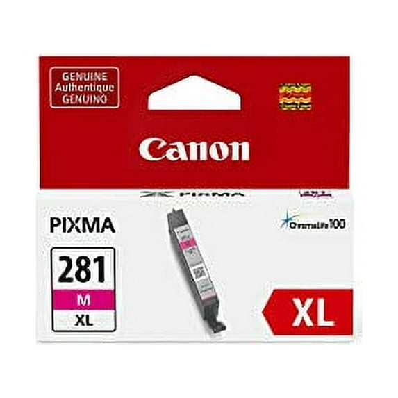 Canon CLI-281XL Magenta Ink Tank, Compatible to TR8520,TR7520,TS9120,TS8120 and TS6120 Printers