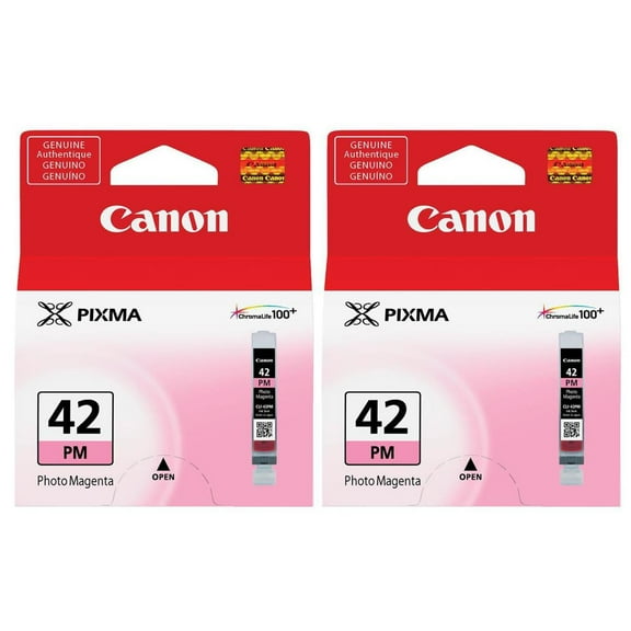 Canon CLI-42 Photo Magenta Ink Cartridge for Pixma PRO-100 Inkjet Photo Printer, 2-Pack