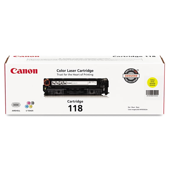 Canon 2659B001 (118) Toner, 2900 Page-Yield, Yellow -CNM2659B001