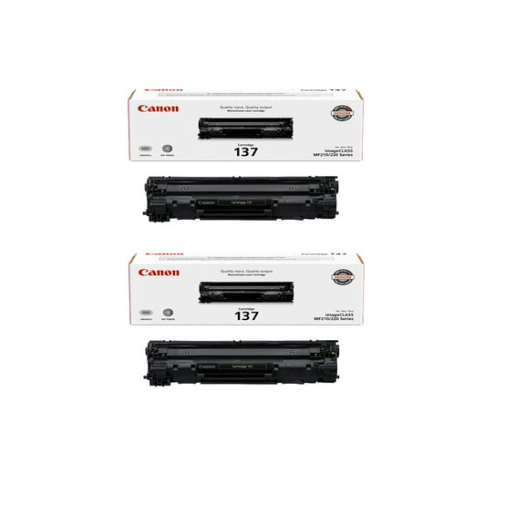 Canon CRG-137 Black Toner Cartridge 2-Pack