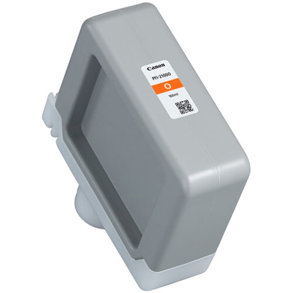 Canon PFI-2100 Pigment Ink Cartridge for GP-4000 & GP-2000, 160ml Capacity, Orange