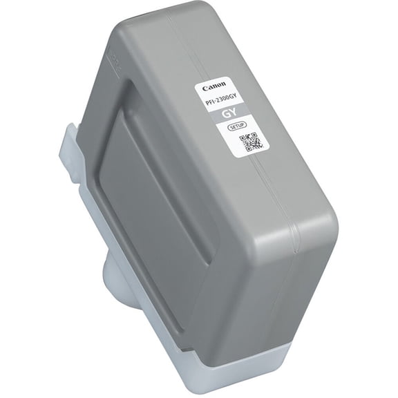Canon PFI-2300 Pigment Ink Cartridge for GP-4000 & GP-2000, 330ml Capacity, Gray